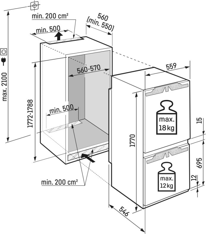 Холодильник Liebherr ICf 5103 белый