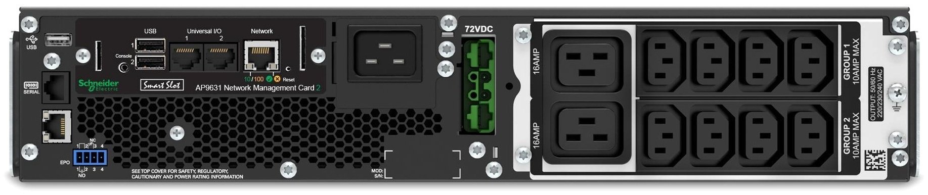 Источник бесперебойного питания APC by Schneider Electric SRT2200RMXLI-NC купить,NaN