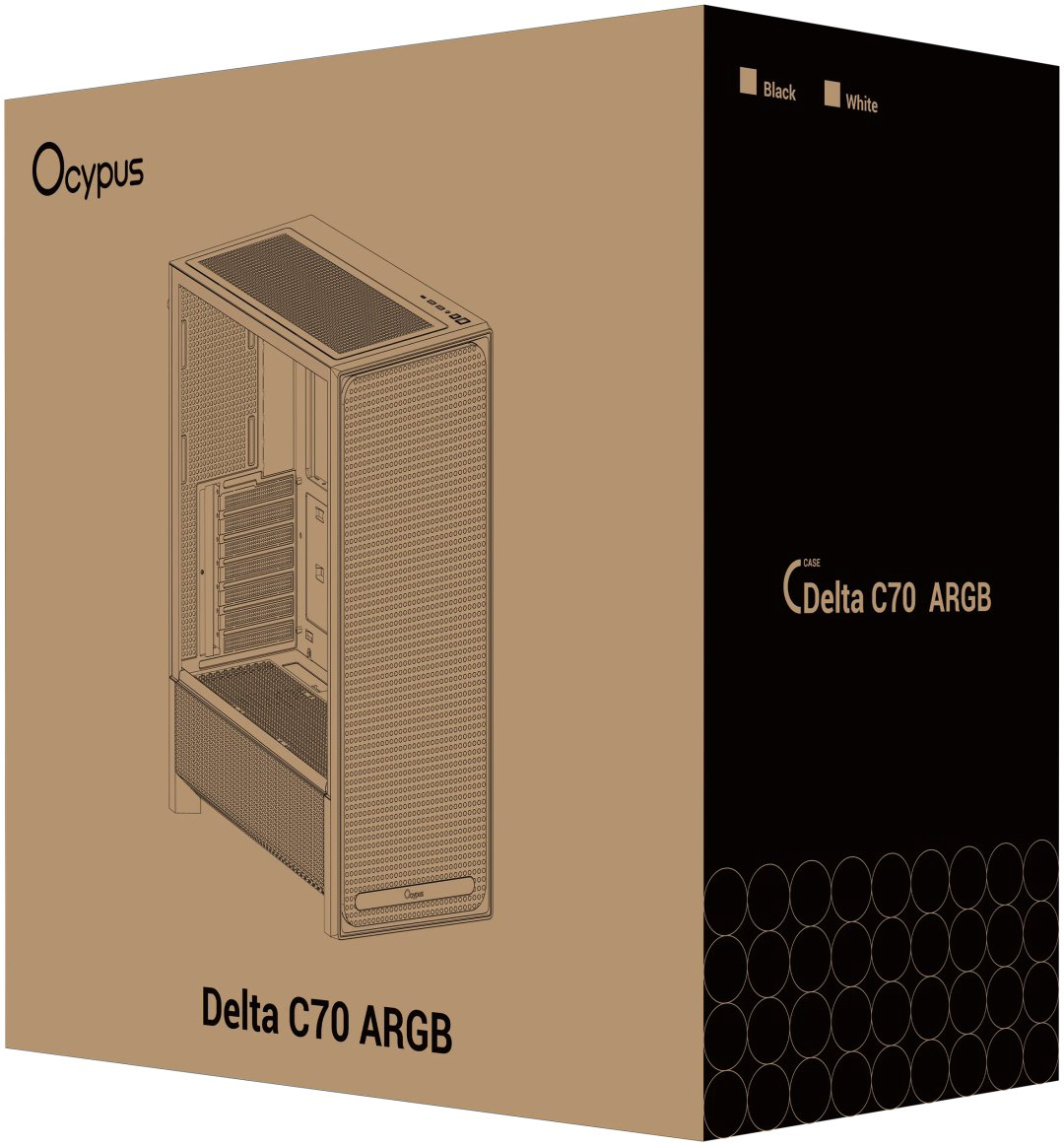 Корпус Ocypus Delta C70 ARGB черный - ForteMarket Корпус Ocypus Delta C70 ARGB черный купить,40950