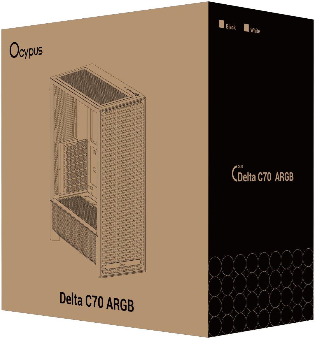 Корпус Ocypus Delta C70 ARGB черный - ForteMarket Корпус Ocypus Delta C70 ARGB черный купить,35864