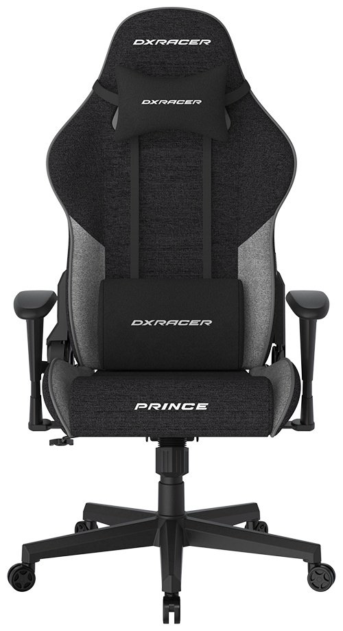 Игровое кресло DXRacer GC/LPF24FBC/NG, черный, серый купить,97210