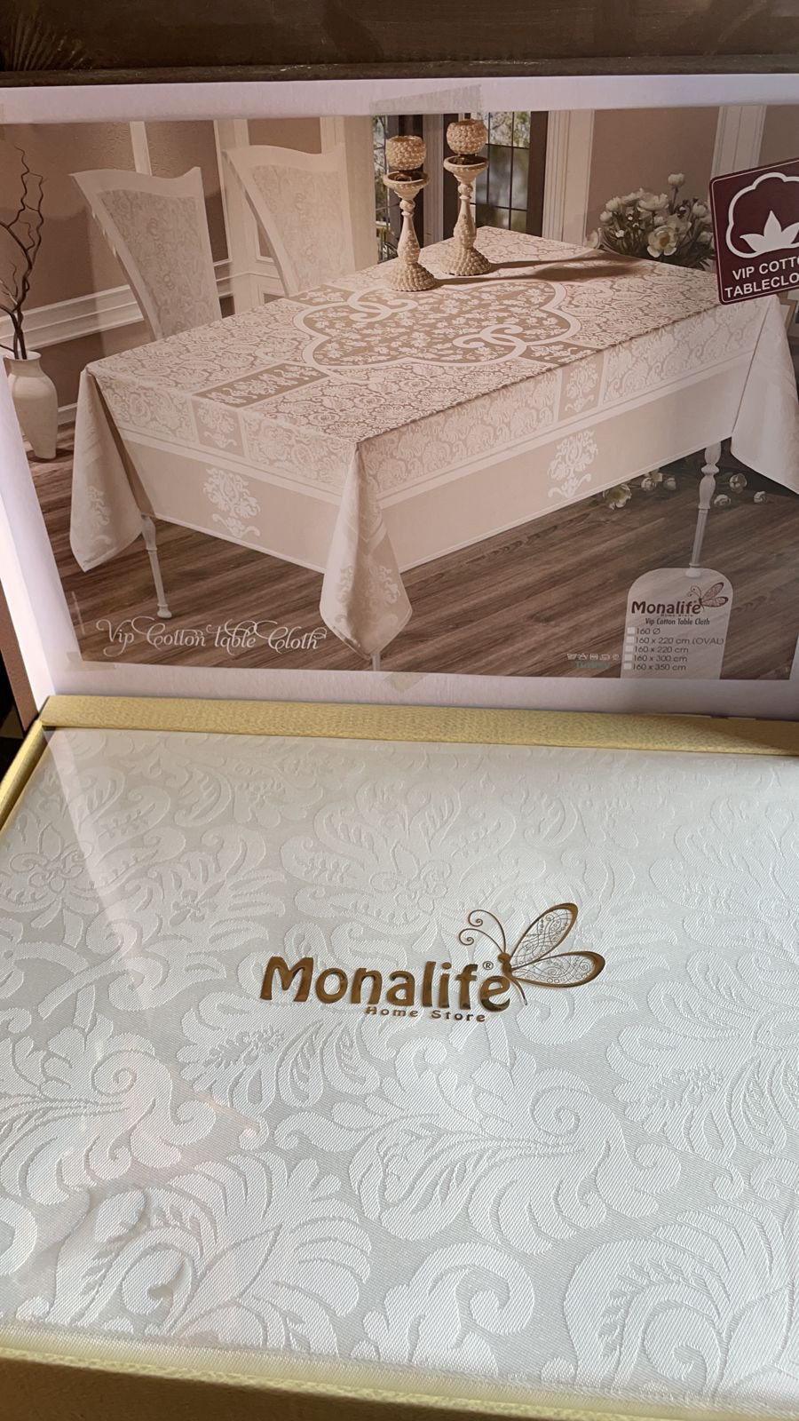 Monalife Homestore скатерть Monalife 300x160 см, полиэстер, хлопок купить,NaN