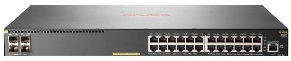 HPE Aruba 2930F 24G 4SFP JL259A черный купить,528650