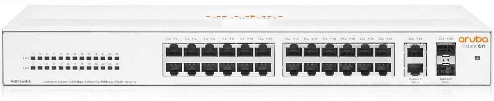 Коммутатор HP Aruba Instant On 1430 26G 2SFP Switch R8R50A
