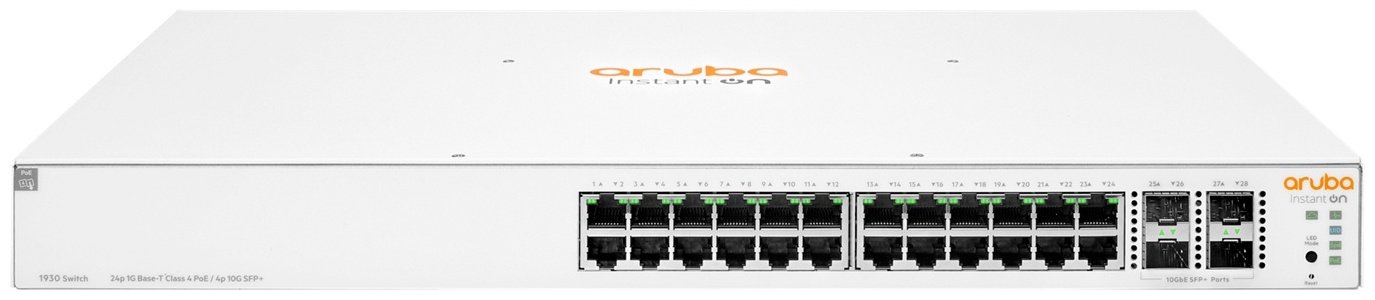 HPE Aruba IOn 1930 24G 4SFP+ 370W купить,NaN