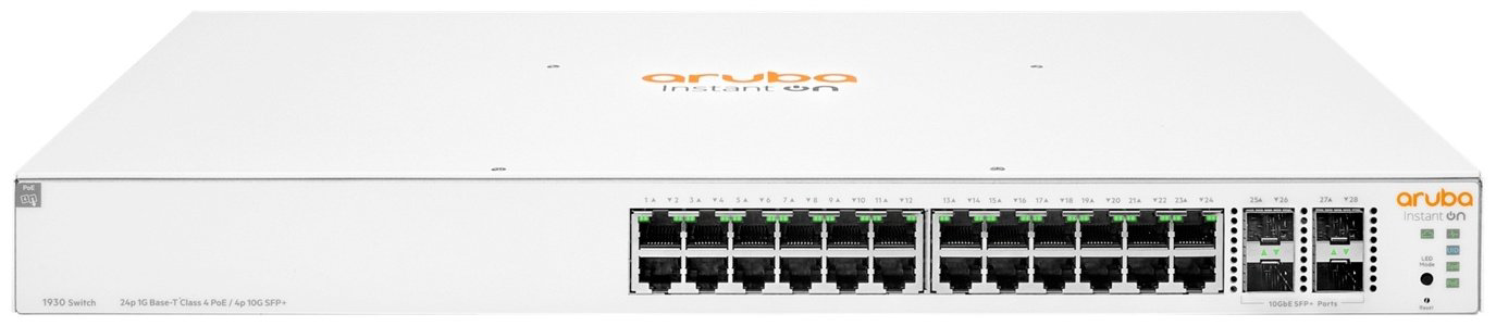 HPE Aruba IOn 1930 24G 4SFP+ 370W купить,NaN