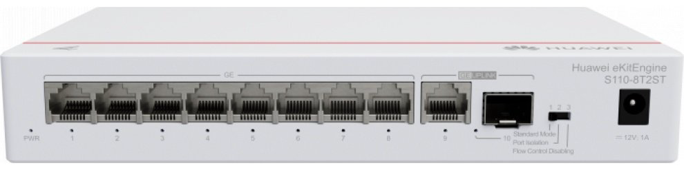 Коммутатор Huawei S110-8T2ST
