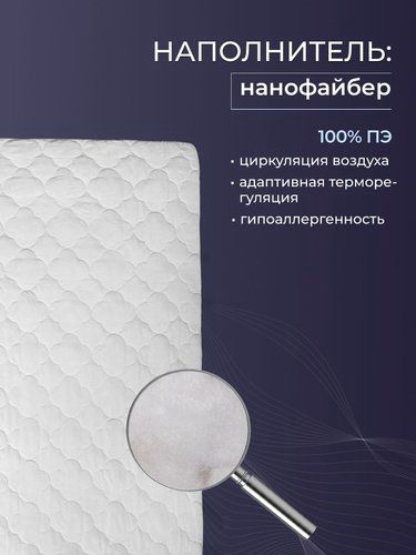 ERA наматрасник на резинке Era Alez 160x200, хлопок купить,NaN
