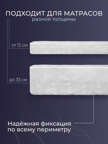 ERA наматрасник на резинке Era Alez 160x200, хлопок купить,NaN