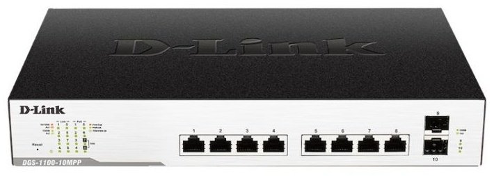 D-link DGS-1100-10MPP/B1A черный купить,NaN