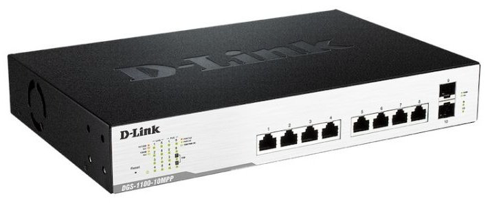 D-link DGS-1100-10MPP/B1A черный купить,NaN