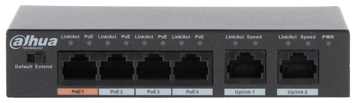 Dahua DH-PFS3006-4ET-60 черный купить,28793