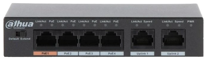 Dahua DH-PFS3006-4ET-60 черный купить,28793