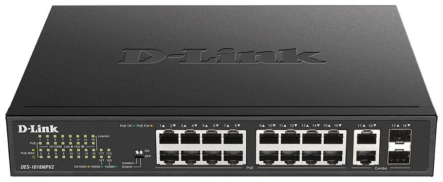 D-link DES-1018MPV2/A1A купить,NaN