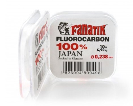 Рыболовная леска Fanatik 0,238мм 10 м прозрачная купить,NaN