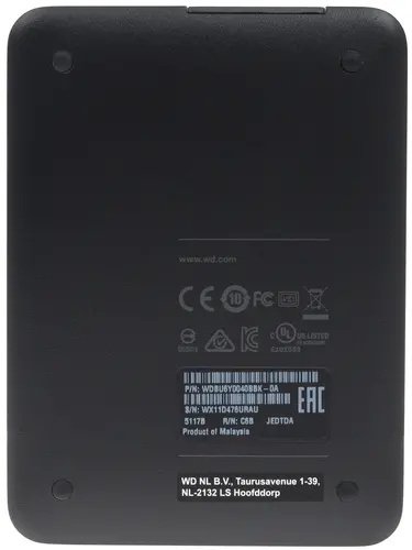 Внешний накопитель Western Digital WDBU6Y0040BBK 4000 ГБ купить,NaN