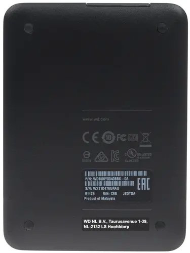 Внешний накопитель Western Digital WDBU6Y0040BBK 4000 ГБ купить,NaN