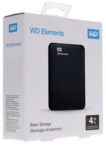 Внешний накопитель Western Digital WDBU6Y0040BBK 4000 ГБ купить,NaN