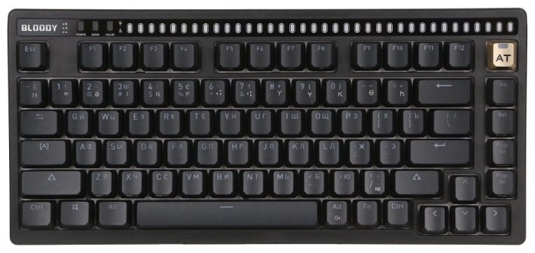 Клавиатура A4Tech Bloody AT75 BLACK черный