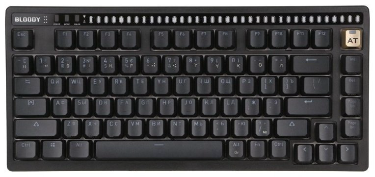 Клавиатура A4Tech Bloody AT75 BLACK черный купить,29559