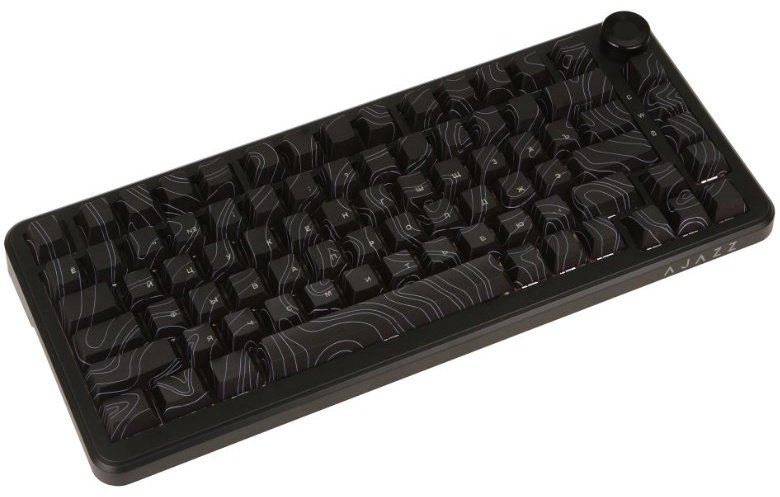 Клавиатура Ajazz AK820 Max Ultra Magnetic Powder Switch черный купить,NaN