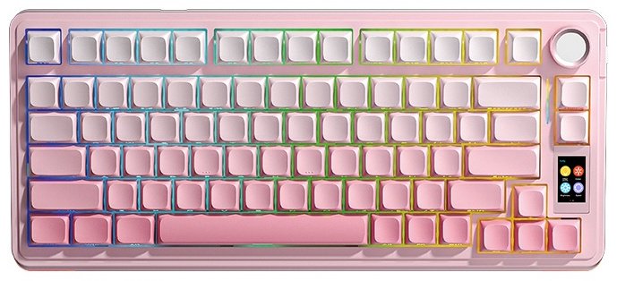 Клавиатура AULA S75 Pro розовый купить,23256