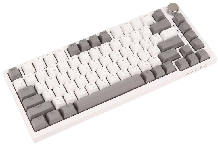 Клавиатура Ajazz AK820, Red Switch White-Gray купить,NaN