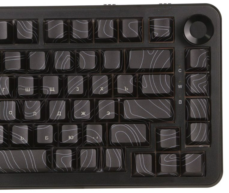 Клавиатура Ajazz AK820 Max Ultra Magnetic Powder Switch черный купить,NaN