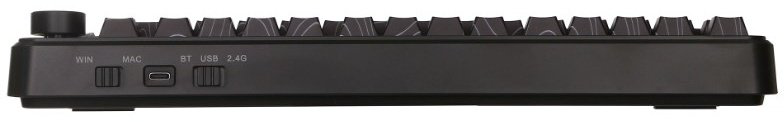 Клавиатура Ajazz AK820 Max Ultra Magnetic Powder Switch черный купить,NaN