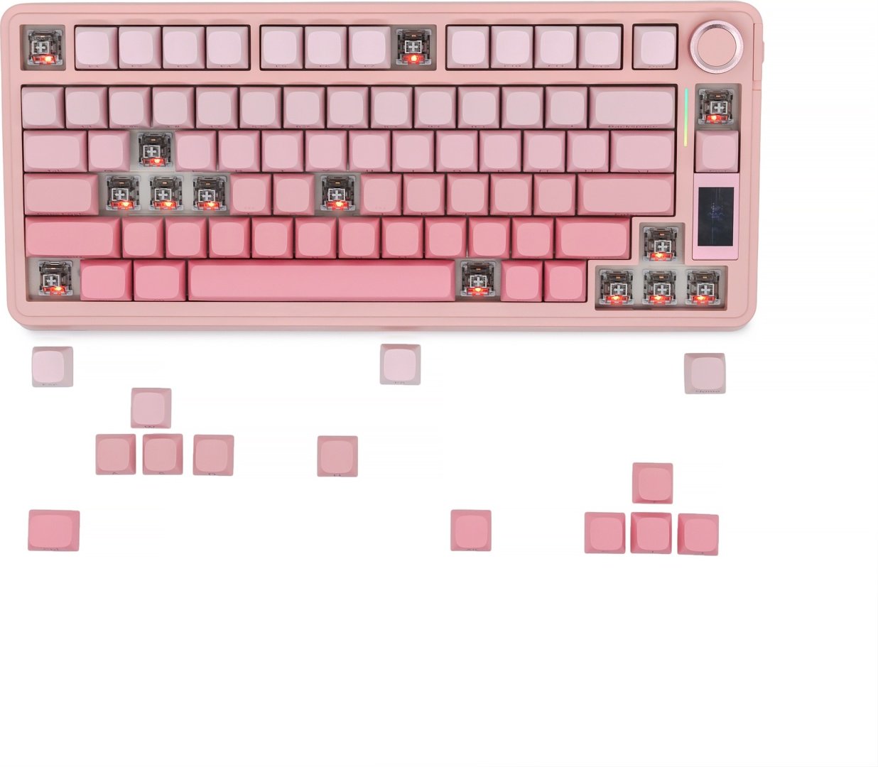 Клавиатура AULA S75 Pro розовый купить,23256