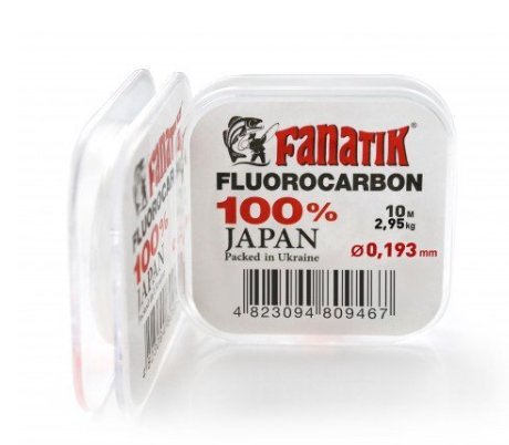 Рыболовная леска Fanatik 0,193мм 10м прозрачная купить,NaN