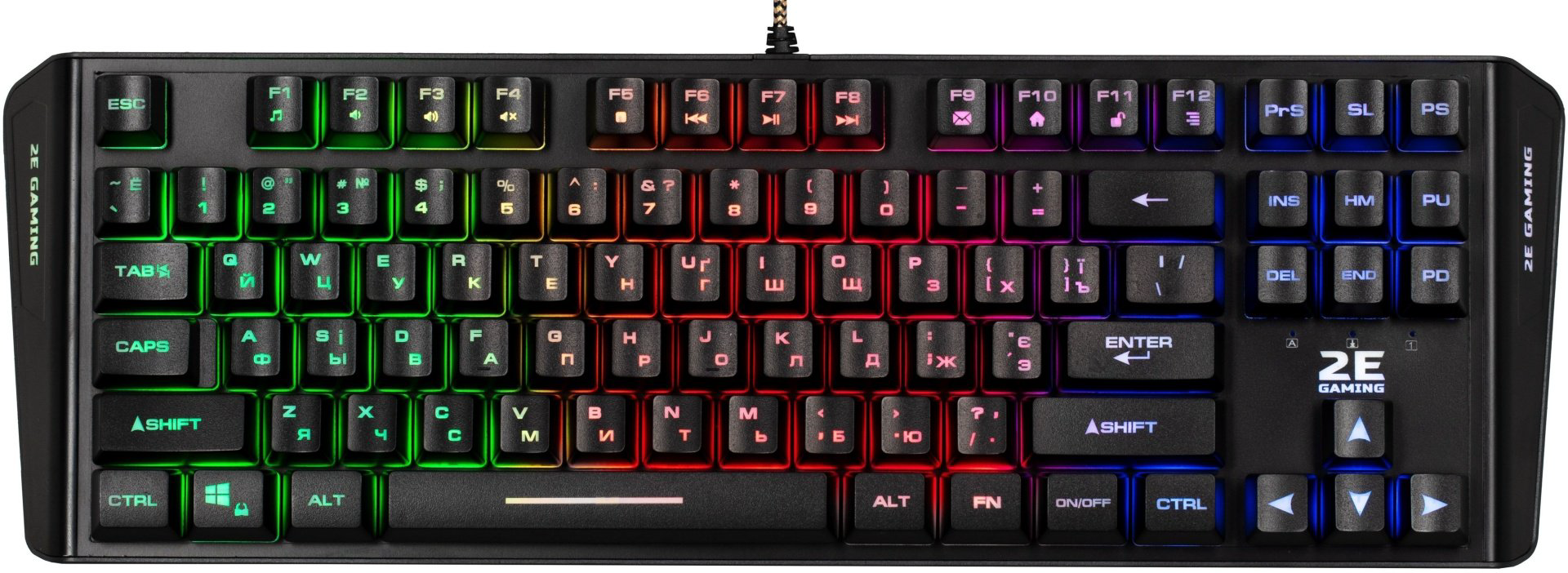 Клавиатура 2E Gamming KG355 2E-KG355UBK черный купить,NaN