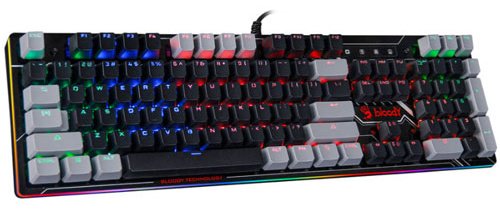 Клавиатура A4Tech Bloody B808N черный