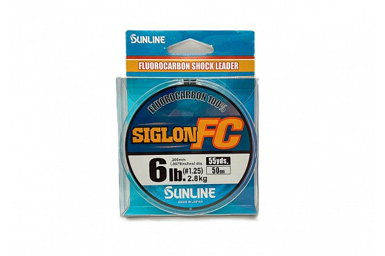 Леска флюорокарбоновая Sunline Siglon FC 2020 Clear 0.200 мм 50 м 2.8 кг 6 lb