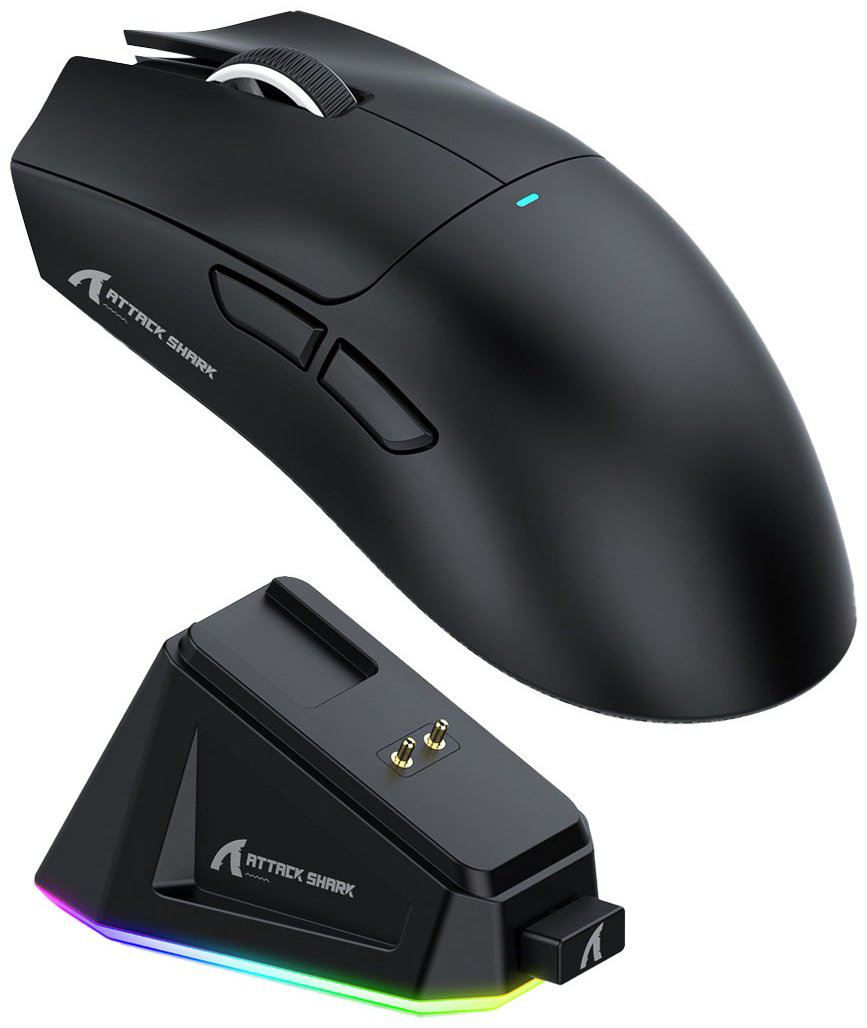 Мышь Attack Shark X11 черный - ForteMarket Мышь Attack Shark X11 черный купить,12860