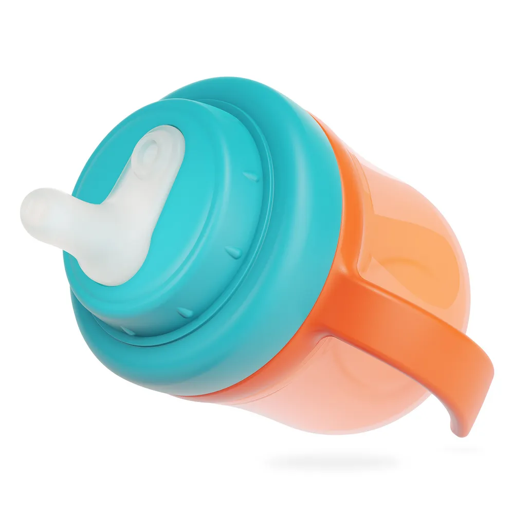 Поильник Baboo Sea life 6м+ 200 мл оранжевый  купить,NaN