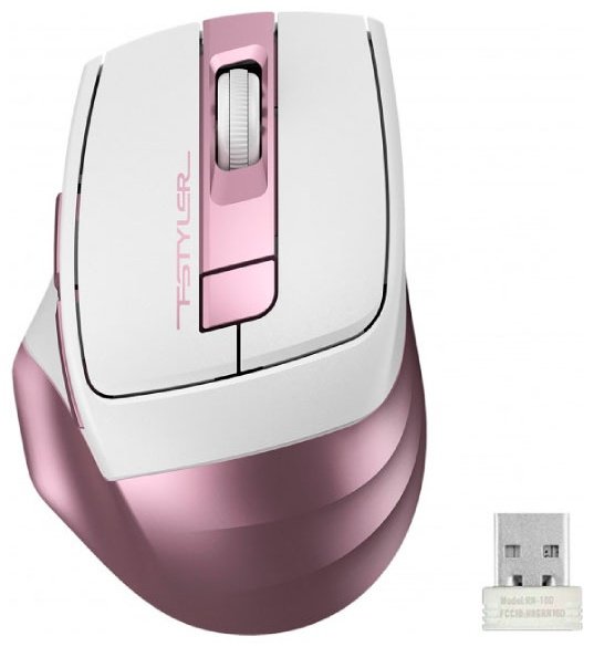 Мышь A4Tech Fstyler FG-35 розовый
