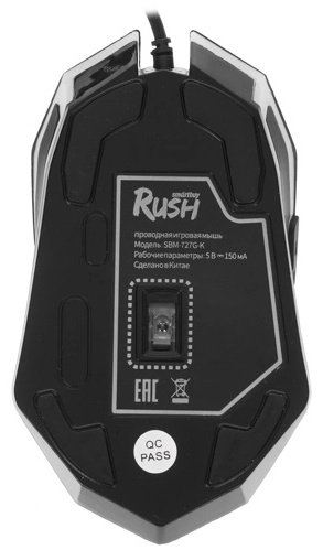 Мышь Smartbuy RUSH Mission SBM-727G-K черный купить,NaN