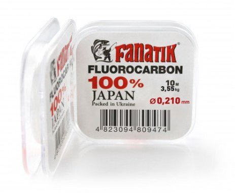 Рыболовная леска Fanatik 0,210мм 10м прозрачная купить,NaN