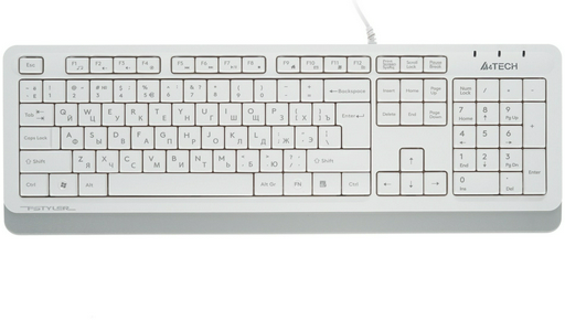 Клавиатура A4Tech Fstyler FK10 белый