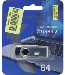 USB Flash карта Netac U505 USB3.2, NT03U505N-064G-32BK 64 Гб