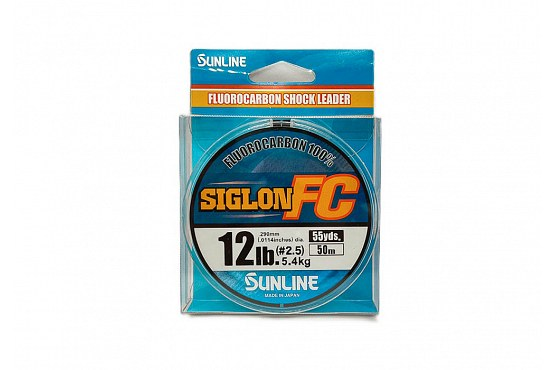 Леска флюорокарбоновая Sunline Siglon FC 2020 Clear 50 м 0.290 мм 5.4 кг 12 lb