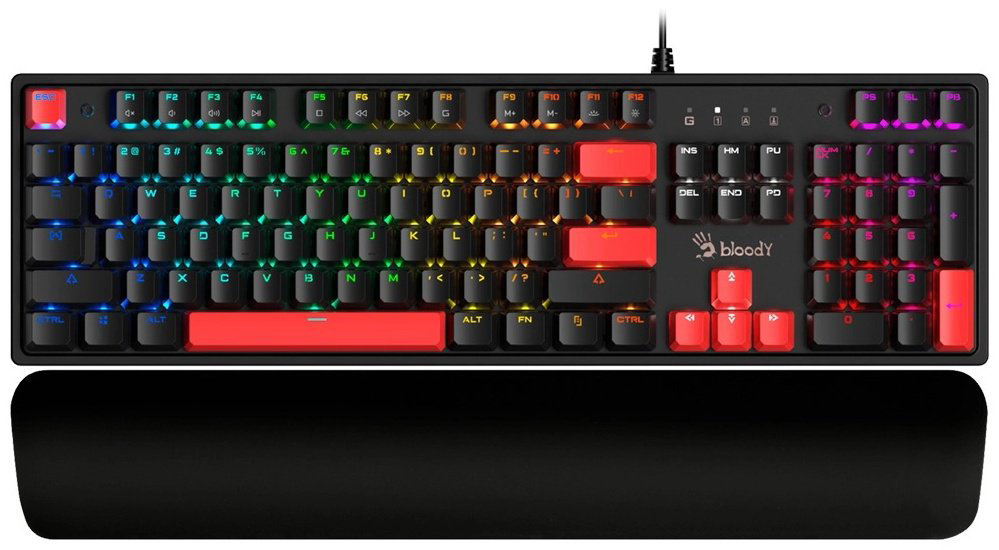 Клавиатура Bloody BLOODY S515R FIRE BLACK черный купить,NaN