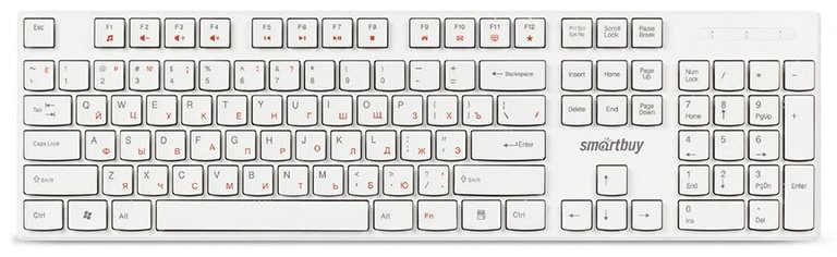 Клавиатура Smartbuy SBK-238U-W белый купить,NaN