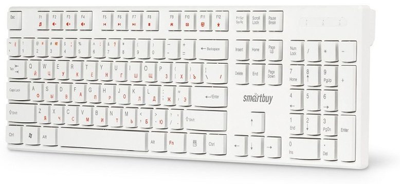 Клавиатура Smartbuy SBK-238U-W белый купить,NaN