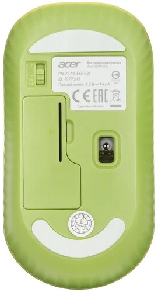 Мышь Acer OMR205 зеленый купить,NaN