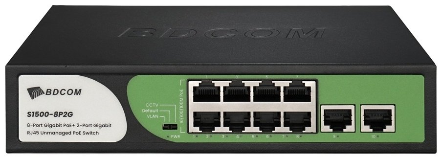 Коммутатор BDCOM S1500-8P2G купить,30990