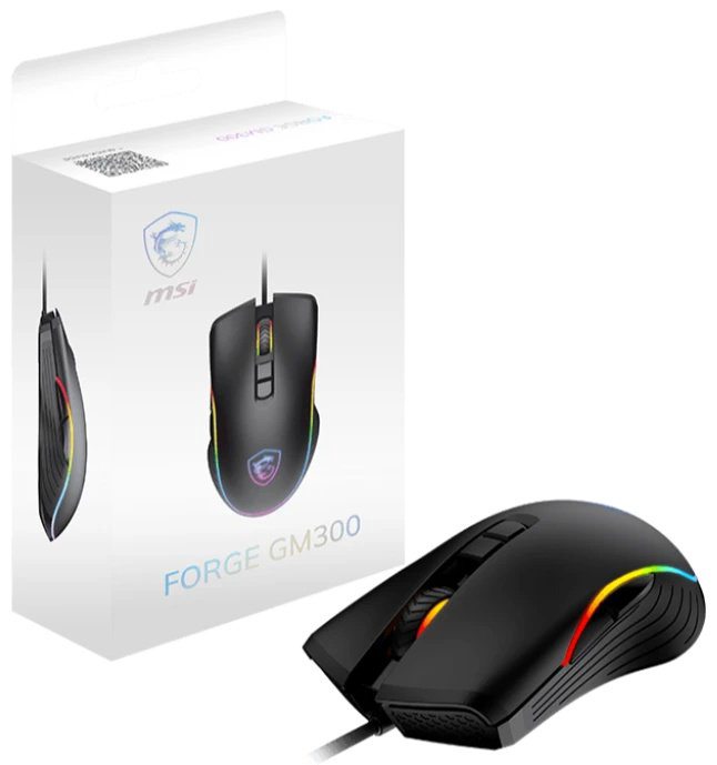 Мышь MSI Forge GM300 черный купить,NaN