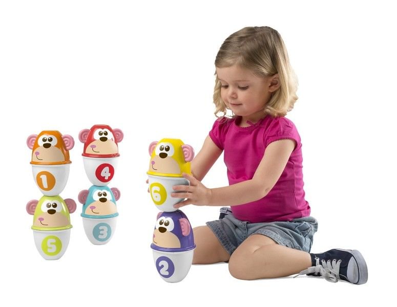 Игрушка Chicco Боулинг Fit&Fun Monkey Strike 2в1 