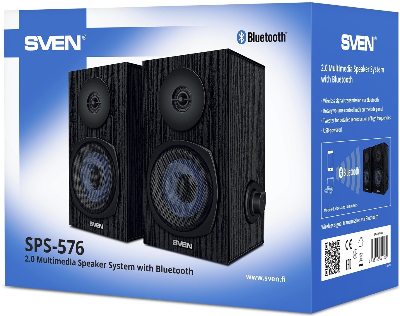 Компьютерные колонки SVEN SPS-576 черный купить,NaN